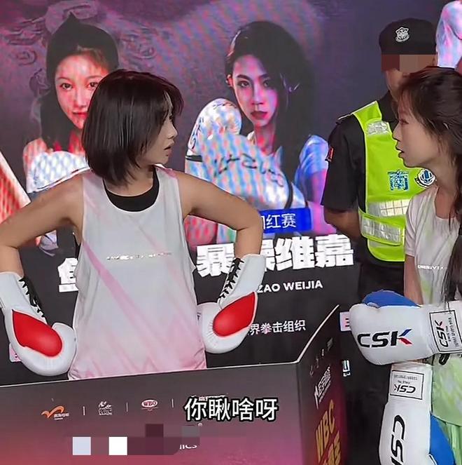 董赤赤和暴躁维嘉擂台赛拳拳到肉打满三回合